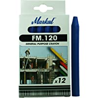 Markal 44010400 FM.120 - Lote de tizas- 12 unidades- color azul